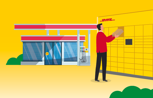 DHL Pakketautomaat op uw locatie