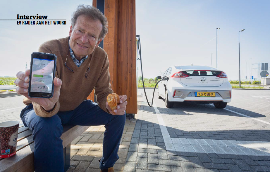 Interview – EV-rijder aan het woord: ‘Een broodje? Ik ga primair voor het laden’